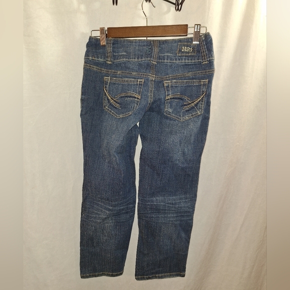 Distressed Blue Jeans - Picture 3 of 5